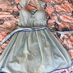 Jessica Simpson seersucker dress